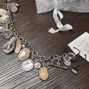 Elegant Silver Charm Bracelet